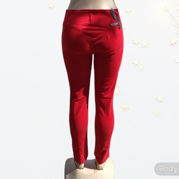 Red Brazillan Style Jeans - Picture 6 of 7